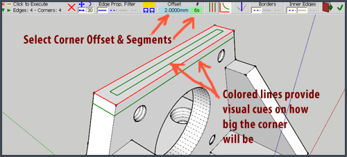 Rounded Corner Tool Sketchup
