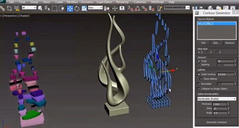 Yones Bana offers an unique video tutorial on 3ds Max script for generating contour