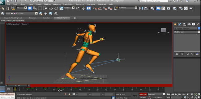 Creating Run Cycles in 3ds Max