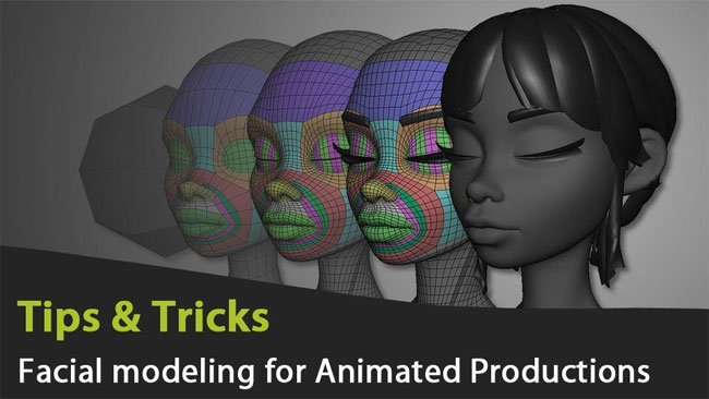 Learn Face modeling for animated production with Maya