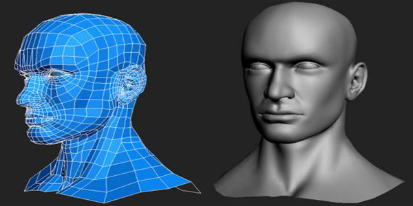 3ds Max - Human Character Head Modelling