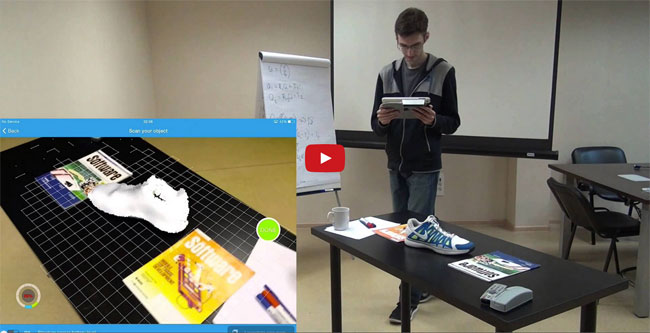 Object Scanning 3d models with itseez3D