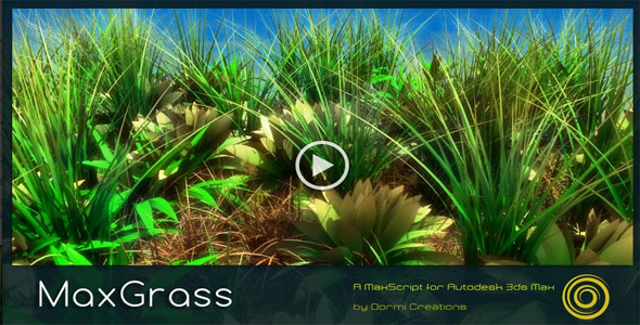 MaxGrass – An exclusive max script for 3ds max users to create realistic grass and vegetation