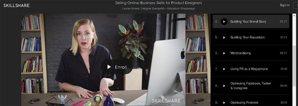 Shapeways together with Skillshare has started a 3D printing