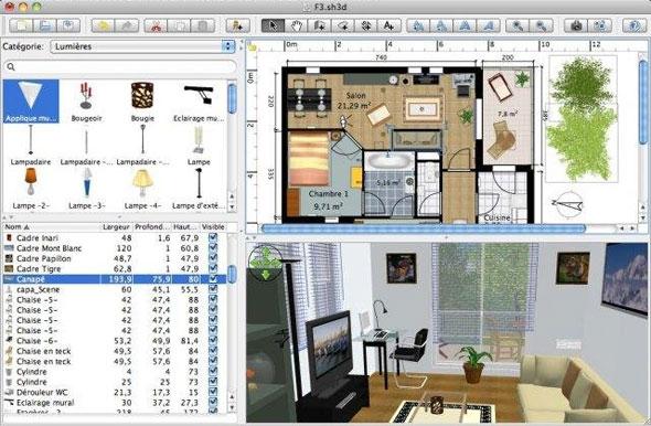 The interior designing process can be streamlined significantly with Sweet Home 3D