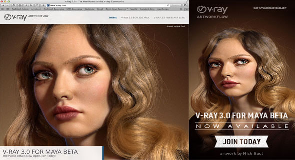 Chaos group unveils V-Ray 3.0 for Maya-Beta 2