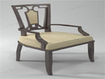 Simple chair 3D model