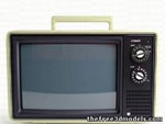 Old portable TV