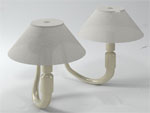 Elegant white table lamp