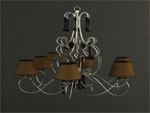 Dark lines chandelier model