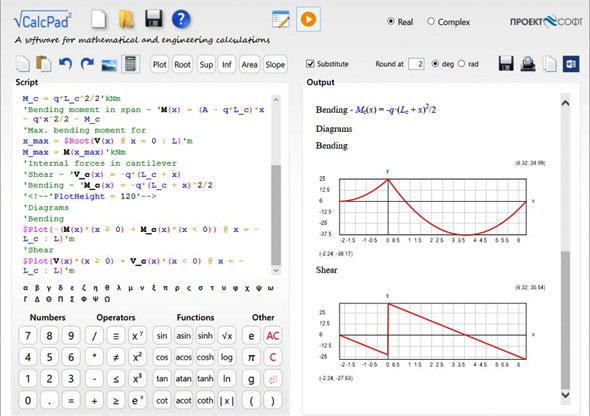 CalcPad – A powerful tool for mathematical and engineering calculations