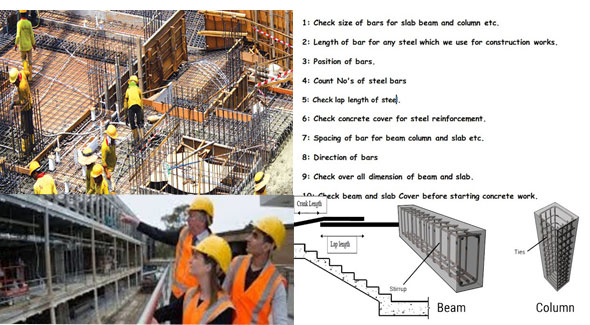 Some vital points for site civil engineer