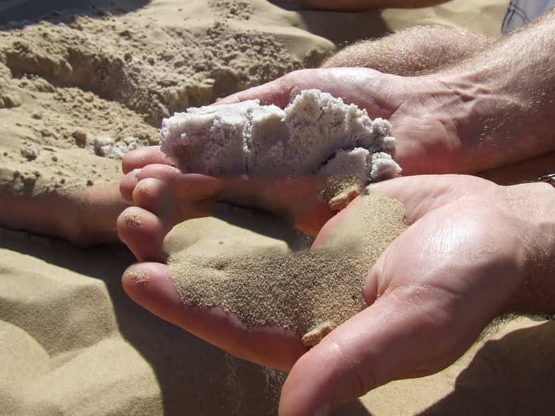 different types of sand used in construction
