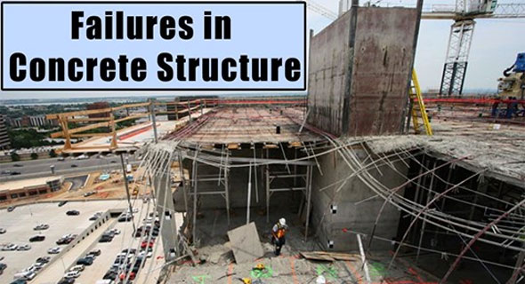 Reasons for collapsing of concrete structures