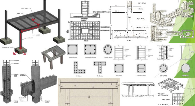 Details of post lintel structure