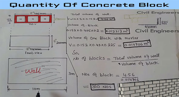 Some useful tips to find out the quantity of concrete blocks