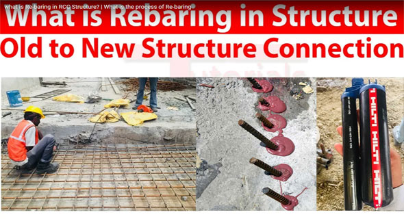 Details of rebaring process in RCC structures