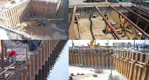 Sheet Pile Walls are useful retaining systems for deep excavation