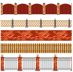 types of boundary walls