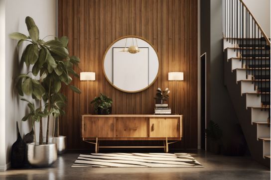 wooden framework in home decor