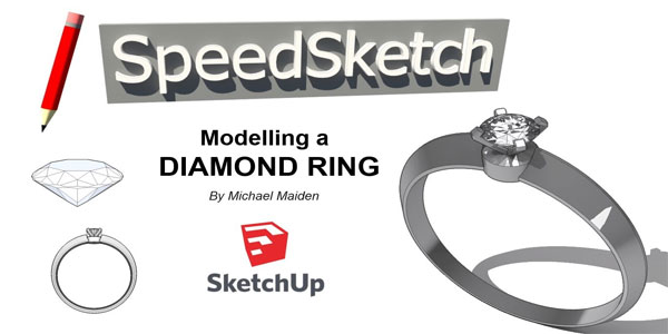 Modelling a Diamond Ring with Sketchup