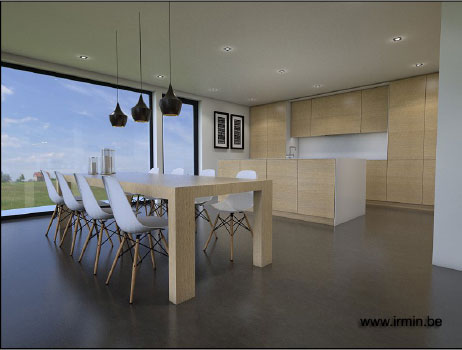 Making of the kitchen with Sketchup