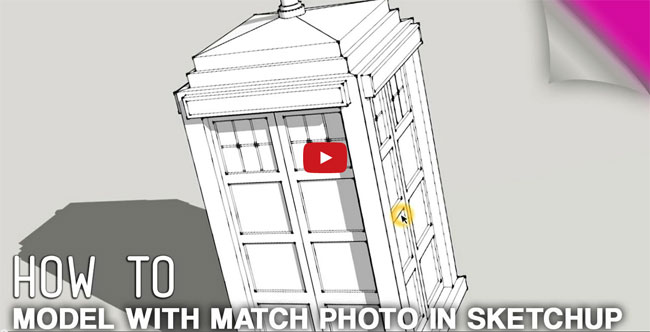 How to apply sketchup to create perfect photo matching and 3d model from photos