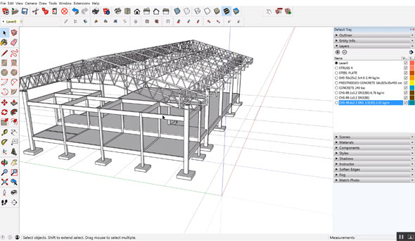 How to use sketchup & profile builder 2.1 to accelerate the engineering & construction works