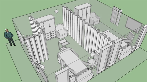 BIM objects into sketchup with SEPS to BIM plug-in