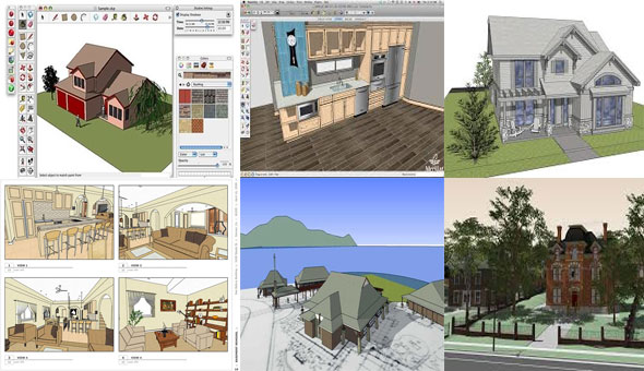 Some exclusive Sketchup drawing project download