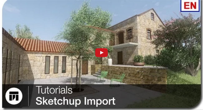 How to import a Sketchup file in Twinmotion software