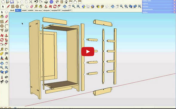 Best possible ways to apply sketchup for woodworking project
