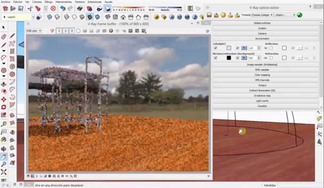 How to apply HDRI maps in Sketchup and V–Ray