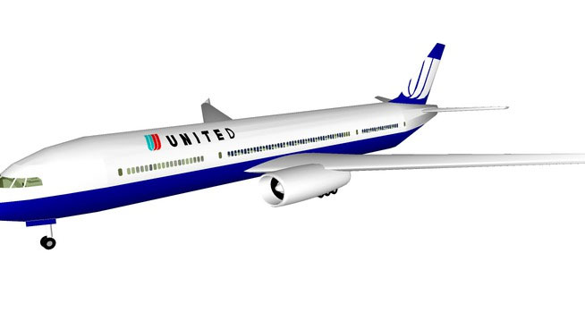 United Airlines Boeing