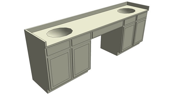 Bathroom Sink Double