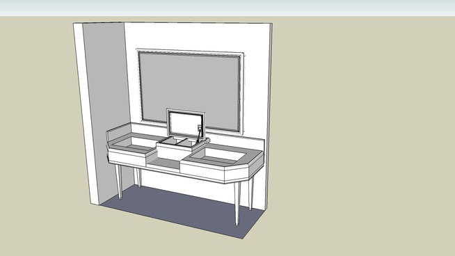 Vanity counter