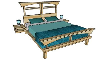 Luxurious king sized bed