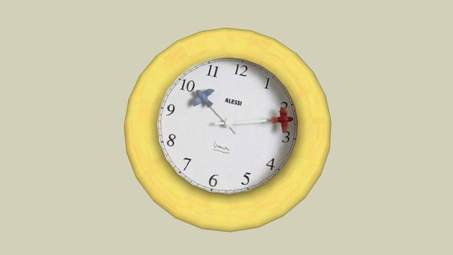 Memphis Design clock