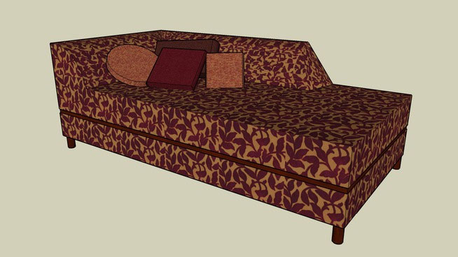 Fainting couch sofa