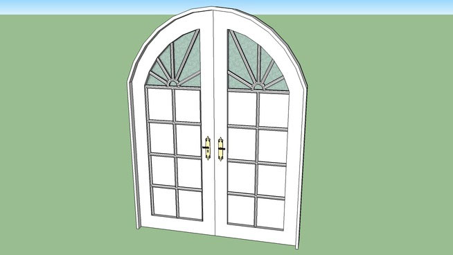 Decorative Arch Duble Front Door