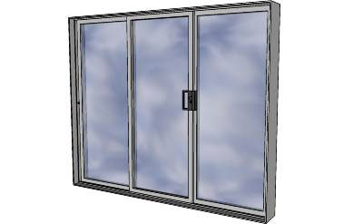 Glass Sliding Door with Handles